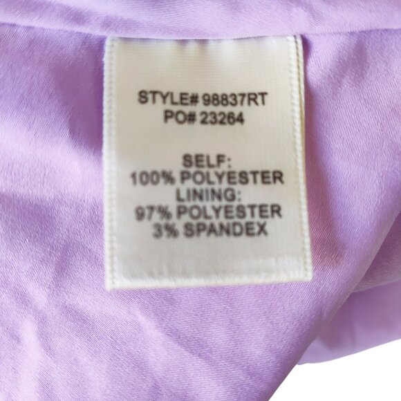 Skies Are Blue Cleo Coquette Puffy Tie Sleeve Floral Jacquard Wrap Dress S NWT - Picture 12 of 14